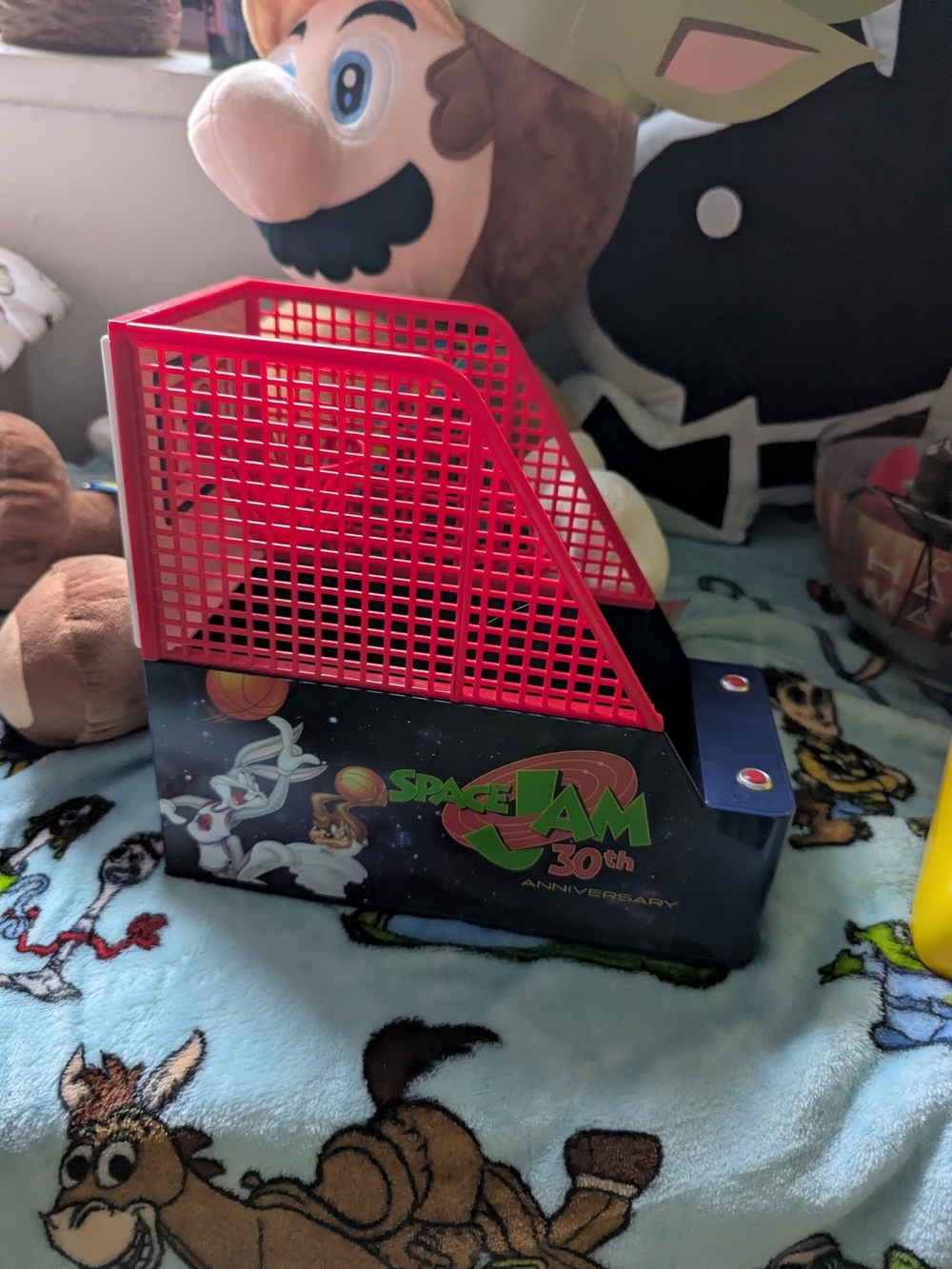 Space Jam 30th Anniversary popcorn bucket basketball game